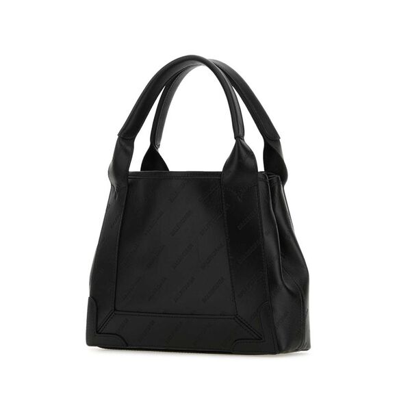 Balenciaga Women Black Leather Cabas Navy Xs Handbag - Picture 2 of 2